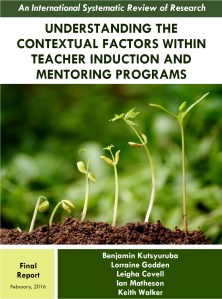 Understanding the Contextual Factors Within Teacher Induction and Mentoring Programs An International Systematic Review of Research